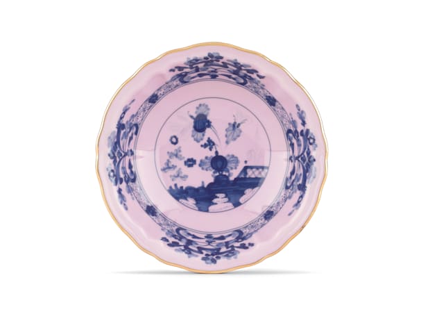 Azalea-pink porcelain small bowl | GINORI 1735