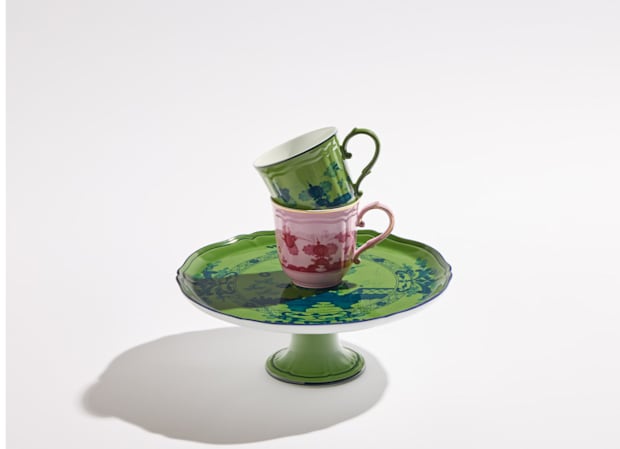 PRÉSENTOIR À GÂTEAU MALACHITE Oriente Italiano-6