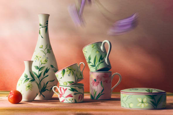 PORCELAIN DECORATIVE VASES
