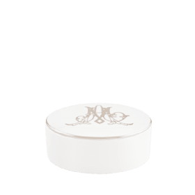 Corona Monogram boîte décorative platino - personnalisable