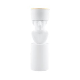 LCDC キャンドルホルダー レッテラート　ホワイト IL LETTERATO PURE WHITE