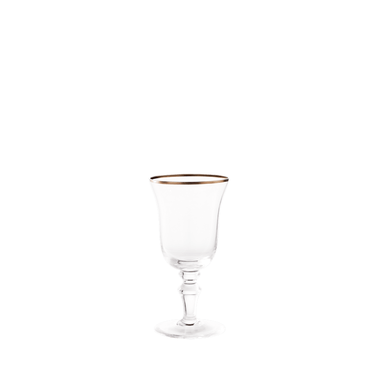 Medici LIQUOR GOBLETS PLATINUM THREAD CRYSTAL