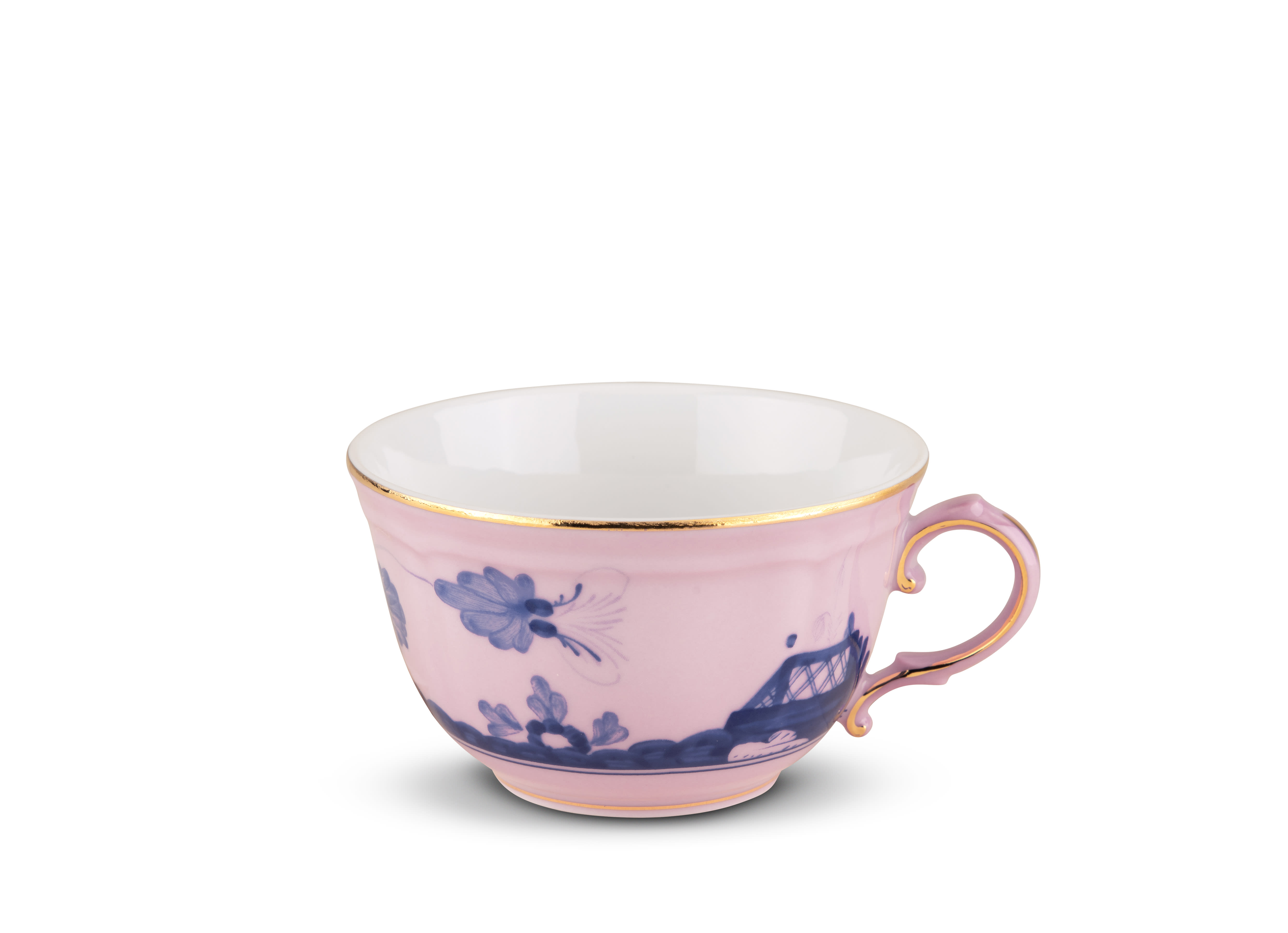 Azalea-pink porcelain tea cup | GINORI 1735