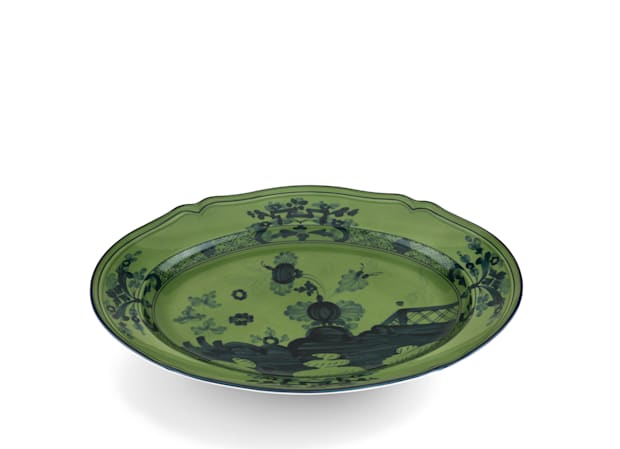 OVAL PLATTER MALACHITE Oriente Italiano-2