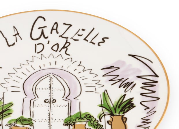 PIATTO DECORATIVO LA GAZELLE D'ORProfumi Luchino-3