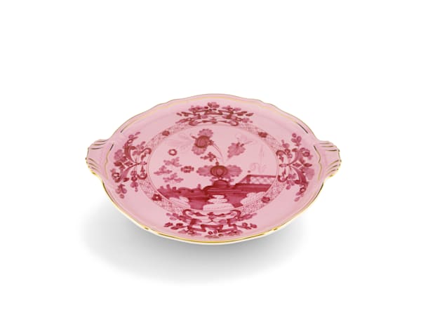 Purple Pink Cake Plate | Oriente Italiano | GINORI 1735