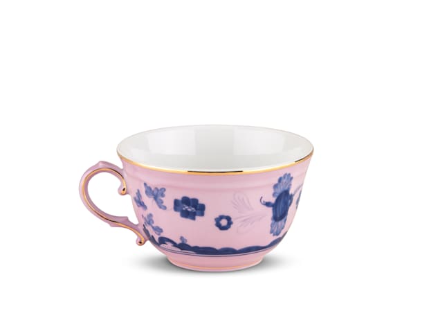 Azalea-pink porcelain tea cup | GINORI 1735