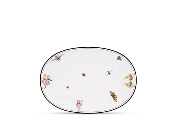 Arcadia - Oval Platter in Bianco