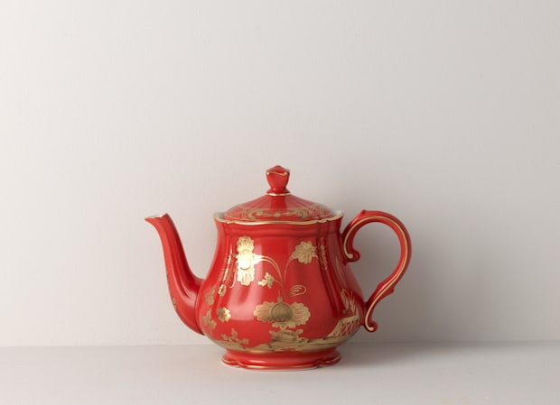 Rubrum Red Teapot | Oriente Italiano | GINORI 1735
