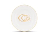charger plates oro - personalizableCorona Monogram-1