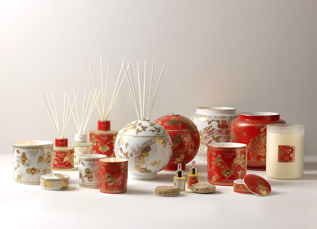 ー品販売  Refill Diffuser Room Large Rosso Cuoio | JP 1735 GINORI 小物入れ