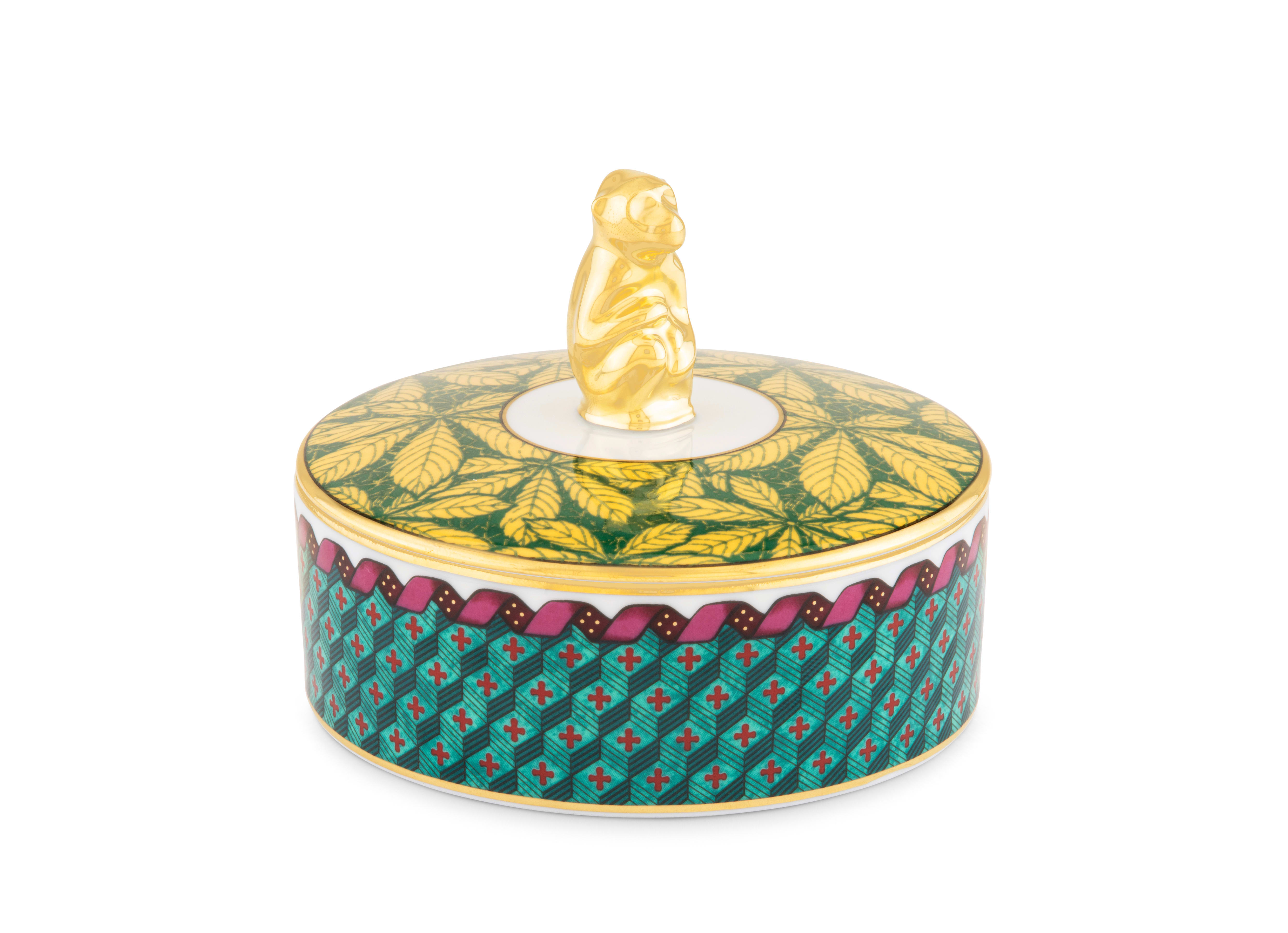 Personalizable Monkey Trinket Box | GINORI 1735