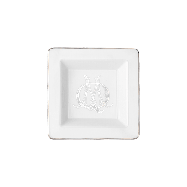 small change tray platino - personalizableCorona Monogram-1