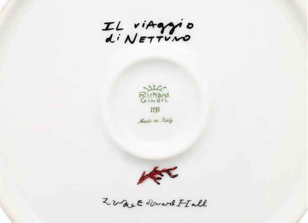 ラウンドボックス 13cm ブラウン Il viaggio di Nettuno-4