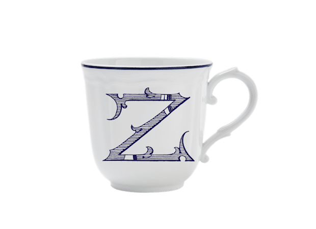 MUG LETTRE Z BLU Corona Monogram Mugs-1