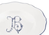soup plates blu cobalto - personalizableCorona Monogram-3