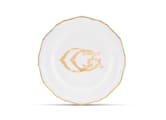 bread plates oro - personalizableCorona Monogram-1