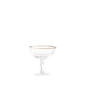 Medici CALICI DA CHAMPAGNE CRISTALLO FILO PLATINO