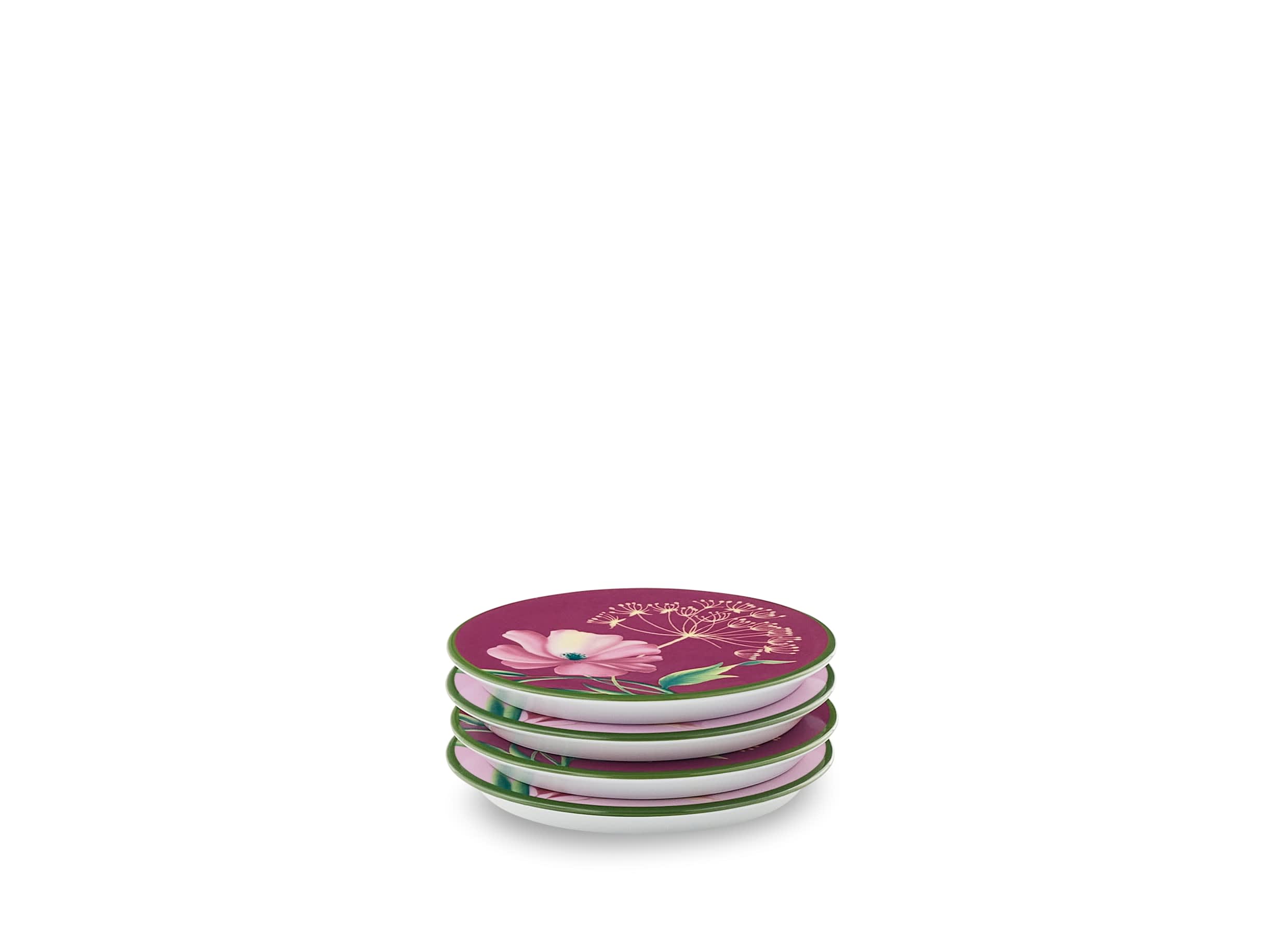Four coasters Malva pink | Florenza | GINORI 1735