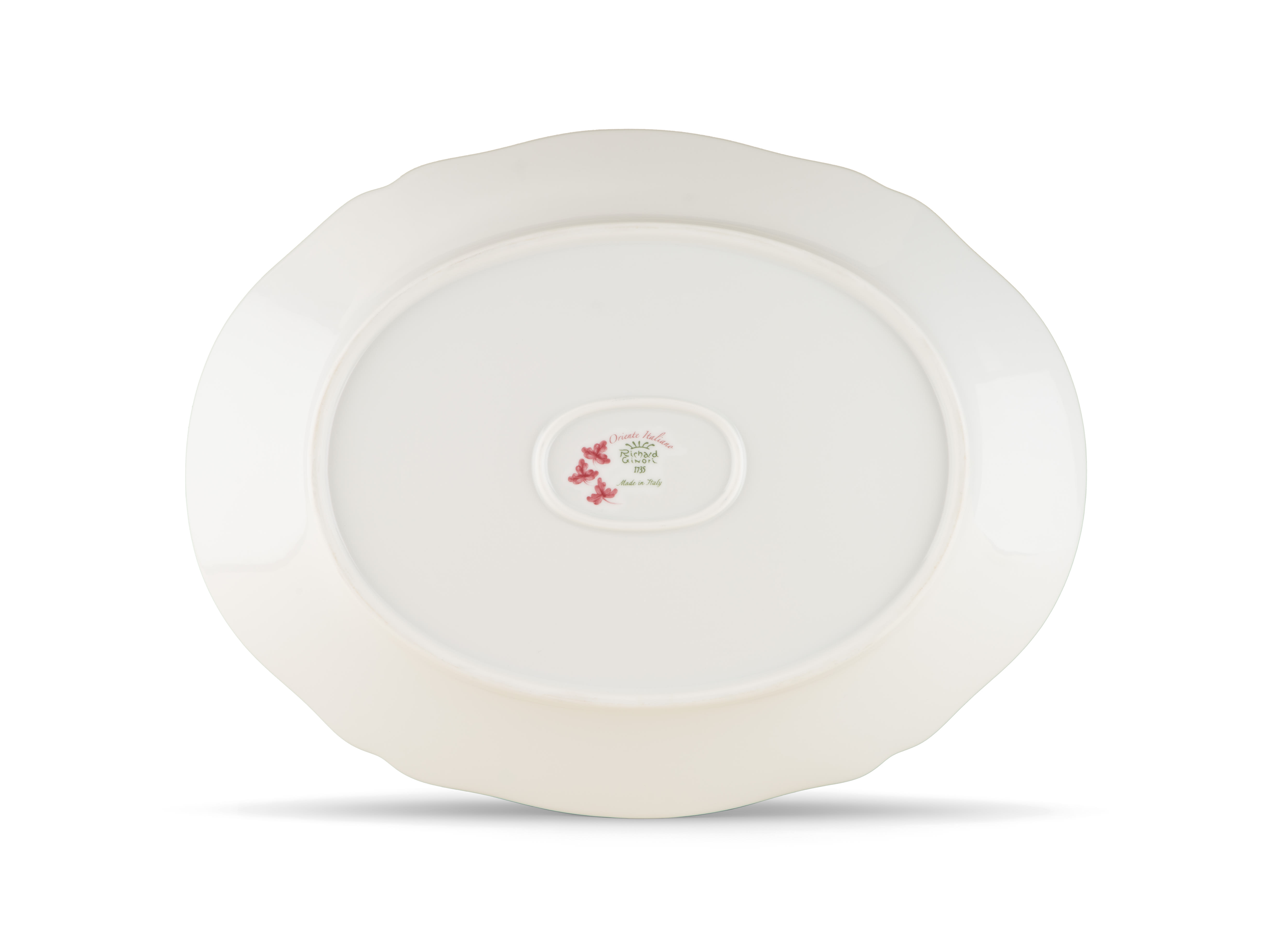 Mauve porcelain large oval platter | Ginori1735 | GINORI 1735