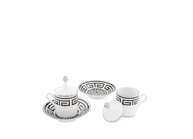 ESPRESSO SET FOR TWO NERO Labirinto-2