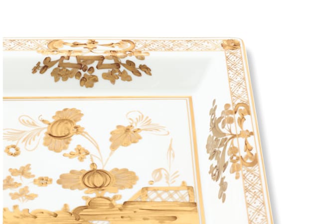 LARGE SQUARE CHANGE TRAY AURUM Oriente Italiano-3