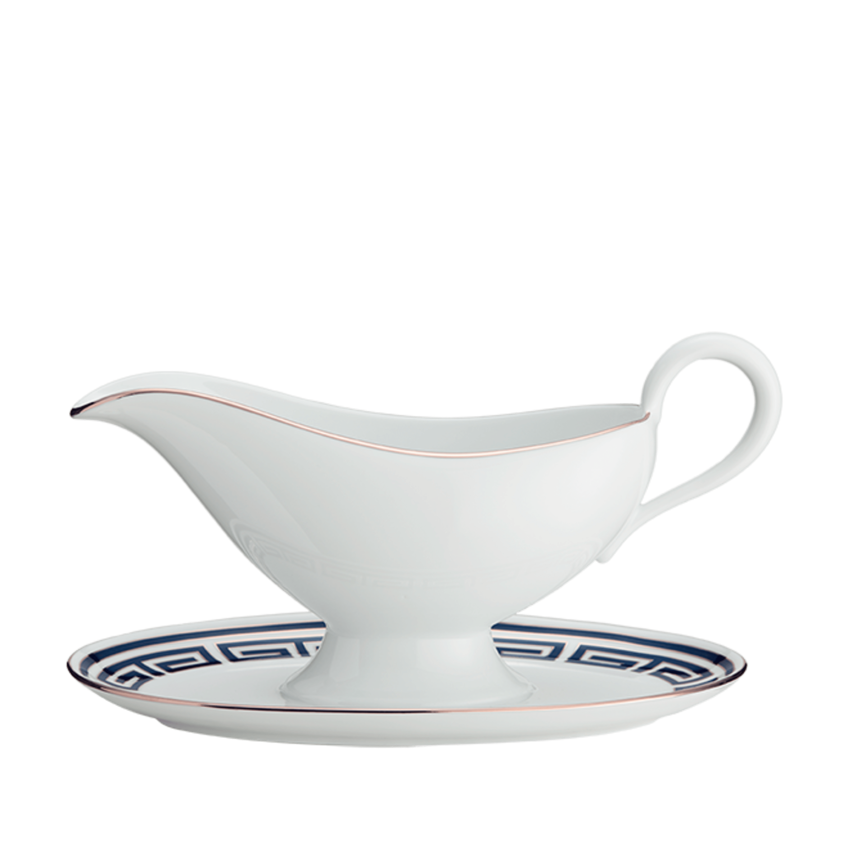 Sapphire Blue Gravy Boat Labirinto GINORI 1735