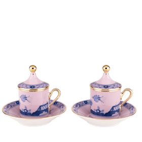 Oriente Italiano ESPRESSO SET FOR TWO AZALEA
