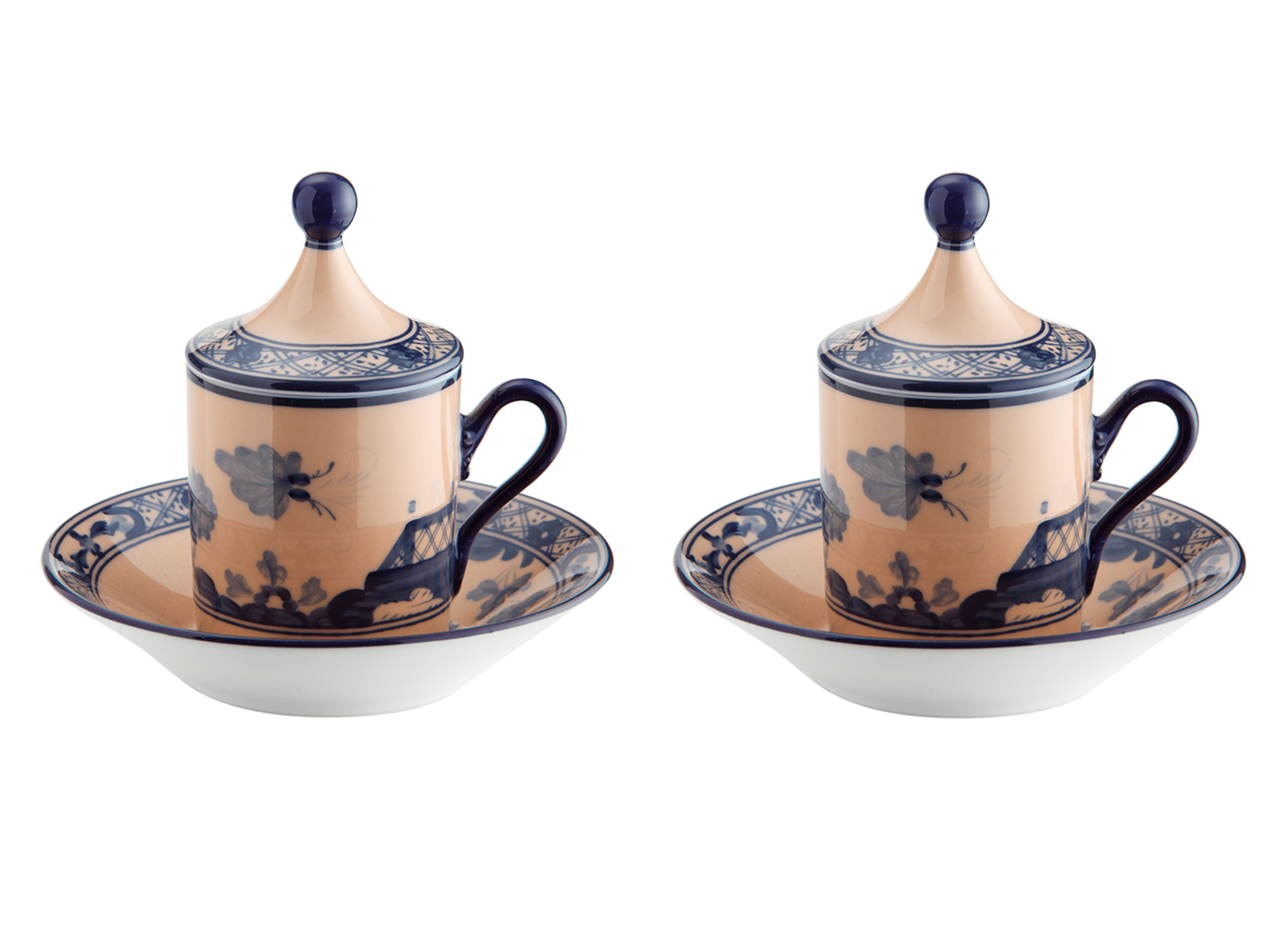 デミタスカップ&ソーサー ペアセット チプリア | GINORI 1735