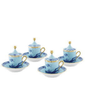 Oriente Italiano - Tesori コーヒー4客セット IRIS