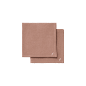 Orlis SERVIETTES DE TABLE EN LIN ROSA ANTICO