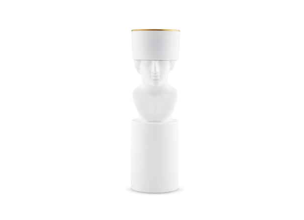 CANDLEHOLDER IL LETTERATO PURE WHITELCDC-1