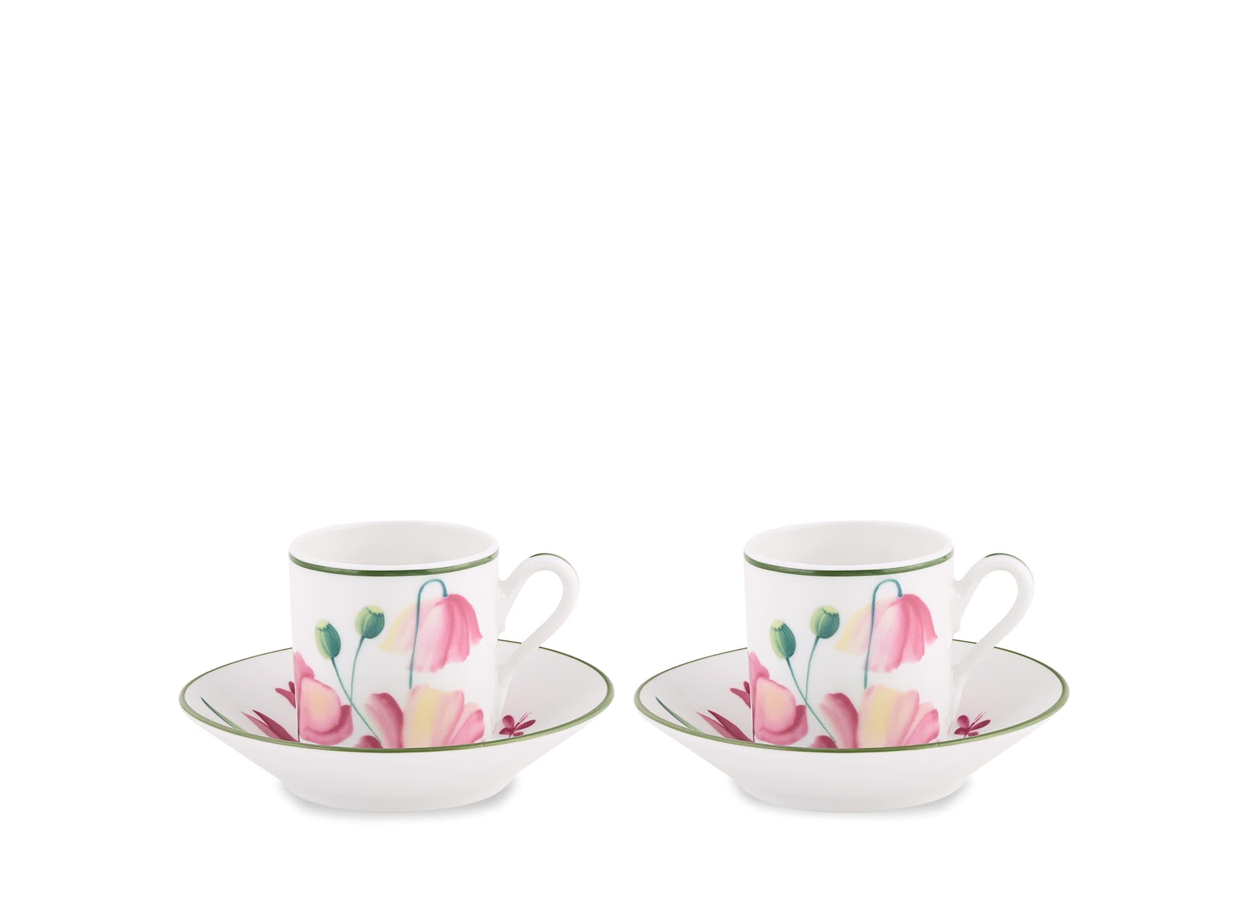 Espresso set for two Malva pink | Florenza | GINORI 1735