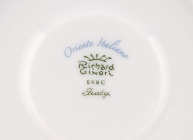 Citrine-yellow porcelain coffee cup | GINORI 1735