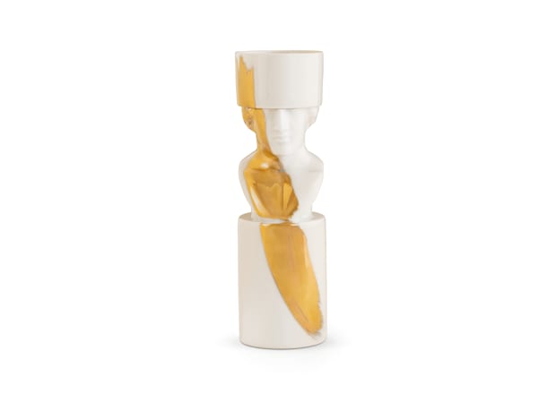 レッテラート キャンドルスタンド ホワイト＆ゴールド IL LETTERATO WHITE - GOLDLCDC-1