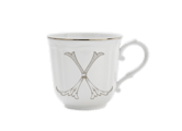 MUG LETTERA X PLATINO Corona Monogram Mugs-1