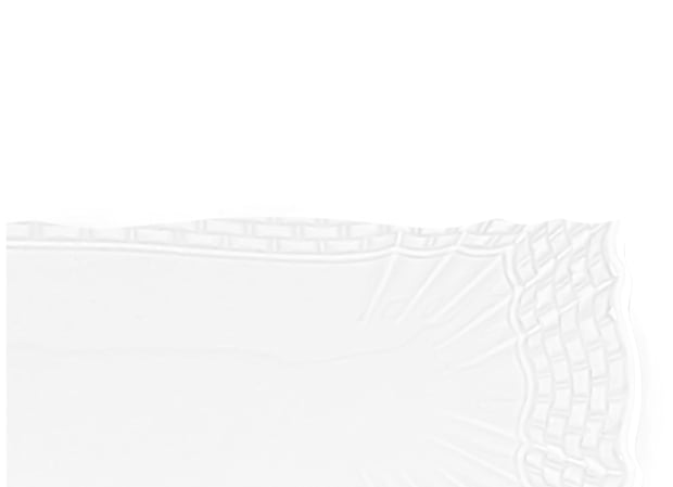 PLATEAU RECTANGULAIRE BLANC Vecchio Ginori-3