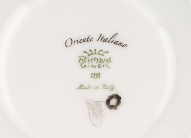 Richard Ginori Oriente taliano バリオ24cm Ginori Oriente Italiano Bario Tea Cup Set