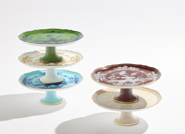 CAKE STAND MALACHITE Oriente Italiano-7