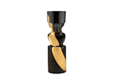 PORTACANDELA IL LETTERATO CHARCOAL - GOLDLCDC-1