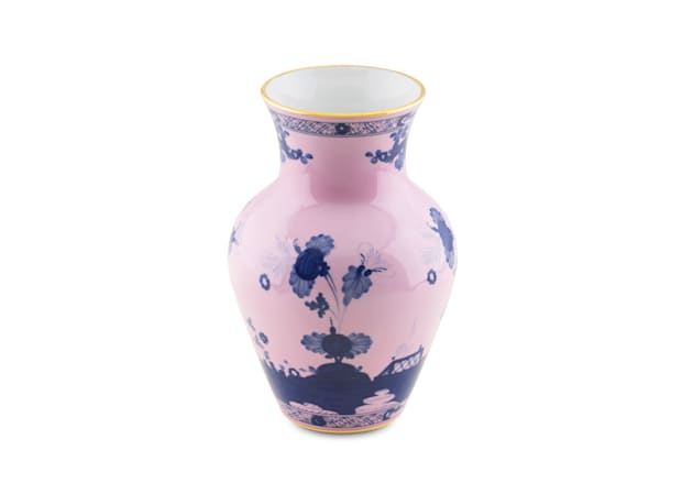 Azalea-pink porcelain Ming vase | GINORI 1735