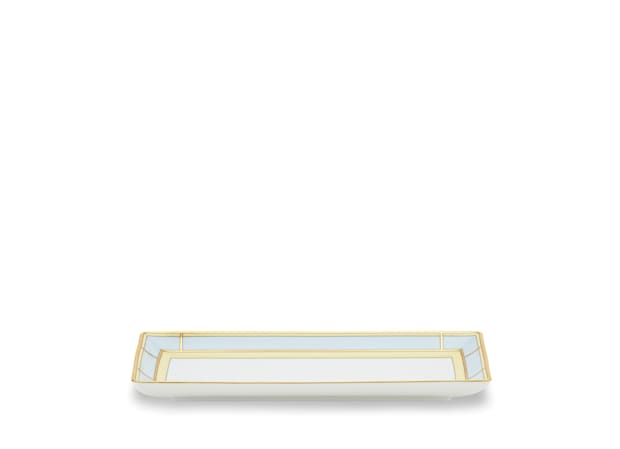 長方形プレート 28x12cm セレステ | GINORI 1735
