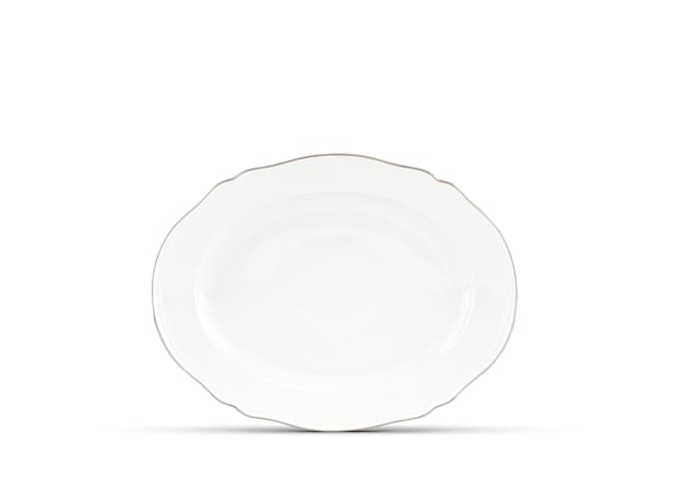 GRAND PLAT DE SERVICE OVALE PLATINO Corona-1
