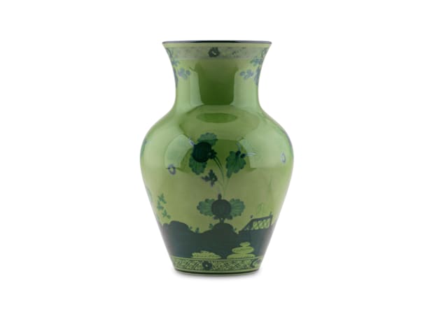 Malachite-green porcelain Ming vase | GINORI 1735