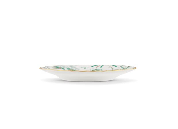 Jade green dessert plate | Oro Di Doccia | Ginori1735 | GINORI 1735