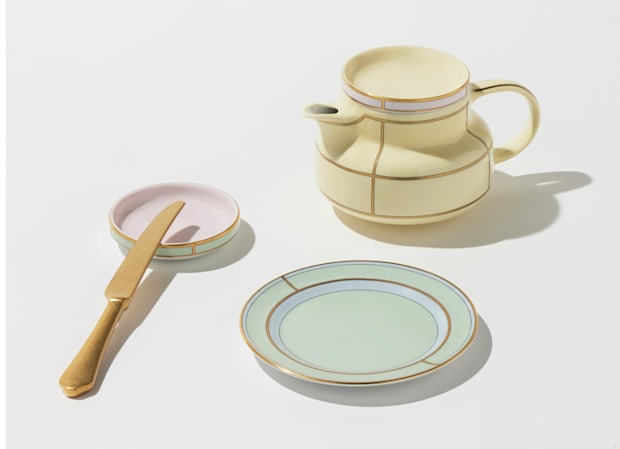 TEA OR BREAD PLATE VERDE Diva-7