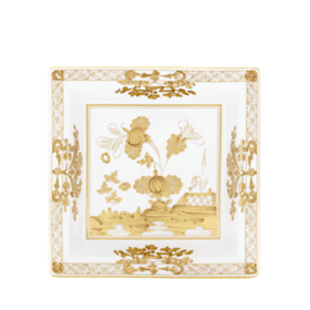 Oriente Italiano LARGE SQUARE CHANGE TRAY AURUM