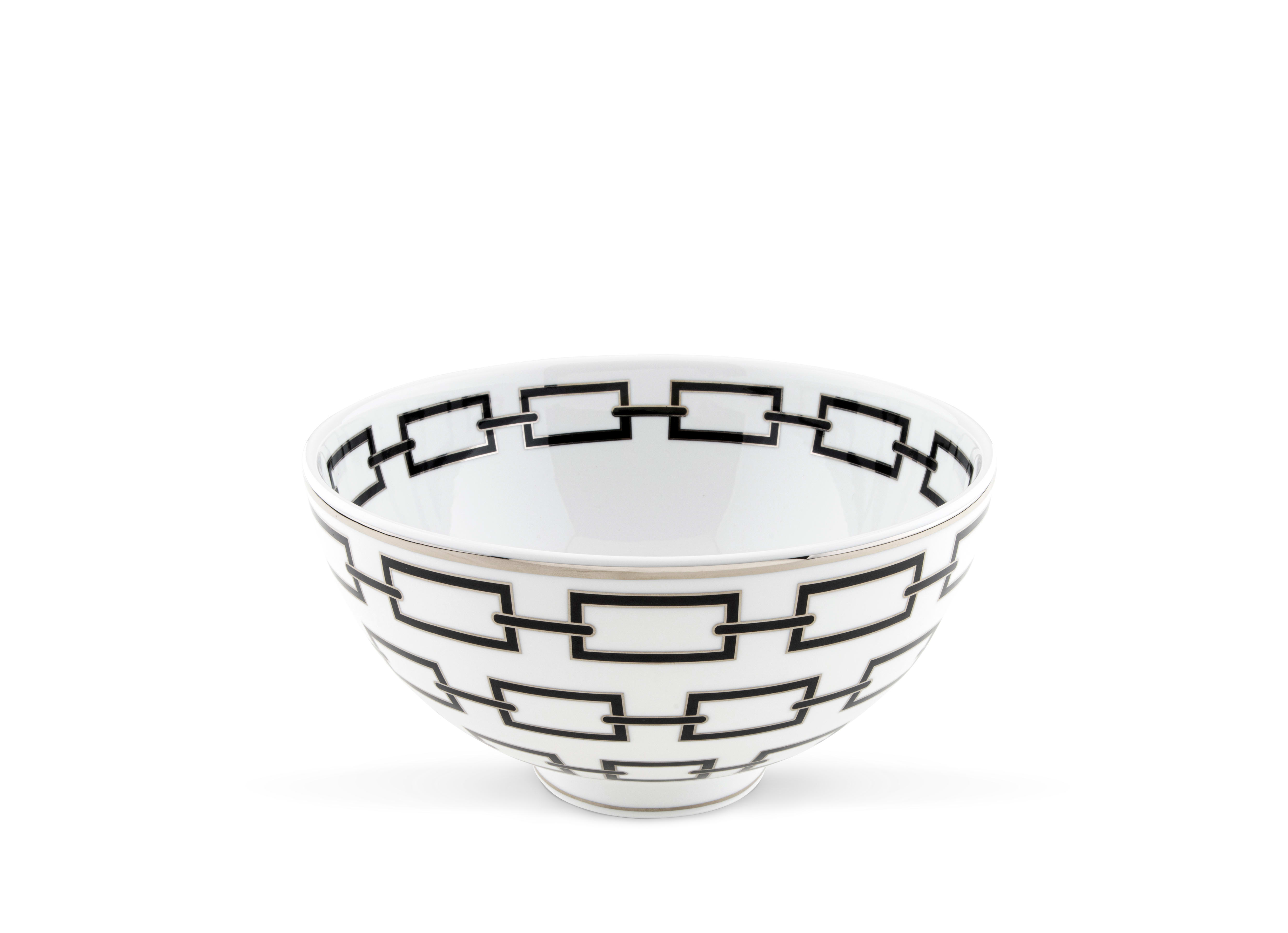 Gio Ponti black bowl| Catene | GINORI 1735