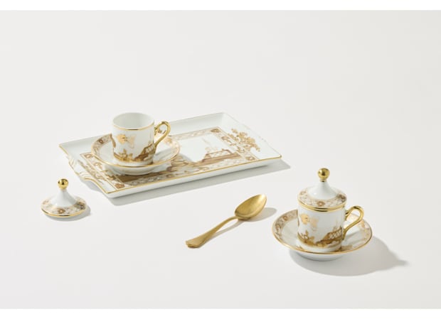 RECTANGULAR TRAY AURUM Oriente Italiano - Tesori-4