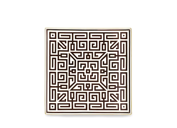 SQUARE CENTERPIECE EBANO Labirinto-1
